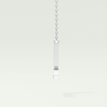 0.24 TCW Round Lab-Grown Diamond L Initial Necklace 16