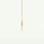 0.27 CT Round Lab-Grown Diamond K Initial Necklace 7