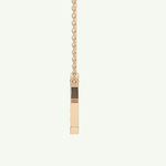 0.27 CT Round Lab-Grown Diamond K Initial Necklace 11