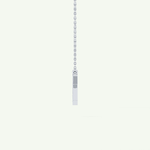 0.27 CT Round Lab-Grown Diamond K Initial Necklace 21