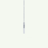 0.27 CT Round Lab-Grown Diamond K Initial Necklace 21