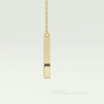 0.356 CT Round Lab-Grown Diamond J Initial Necklace 4