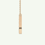 0.356 CT Round Lab-Grown Diamond J Initial Necklace 11