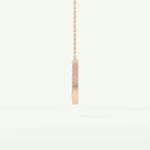 0.356 CT Round Lab-Grown Diamond J Initial Necklace 14