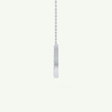 0.356 CT Round Lab-Grown Diamond J Initial Necklace 21