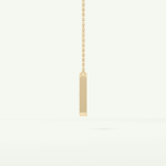 0.36 CT Round Lab-Grown Diamond H Initial Necklace 7