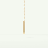 0.36 CT Round Lab-Grown Diamond H Initial Necklace 7