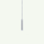 0.36 CT Round Lab-Grown Diamond H Initial Necklace 21