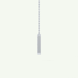 0.36 CT Round Lab-Grown Diamond H Initial Necklace 21