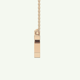 0.294 TCW Round Lab-Grown Diamond G Initial Necklace