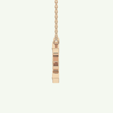 0.385 TCW Round Lab-Grown Diamond E Initial Necklace