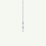 0.243 TCW Round Lab-Grown Diamond D Initial Necklace