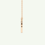 0.24 TCW Round Lab-Grown Diamond C Initial Necklace