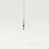 0.24 TCW Round Lab-Grown Diamond C Initial Necklace