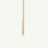 0.226 TCW Round Lab-Grown Diamond A Initial Necklace