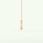 0.098 TCW Round Lab-Grown Diamond Aries Zodiac Necklace 7