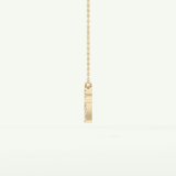0.098 TCW Round Lab-Grown Diamond Aries Zodiac Necklace 7