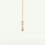 0.098 TCW Round Lab-Grown Diamond Aries Zodiac Necklace 14