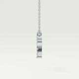 0.098 TCW Round Lab-Grown Diamond Aries Zodiac Necklace 18