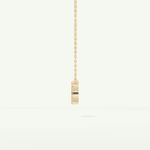 0.114 TCW Round Lab-Grown Diamond Aquarius Zodiac Necklace 7