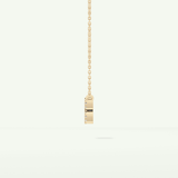 0.114 TCW Round Lab-Grown Diamond Aquarius Zodiac Necklace 7