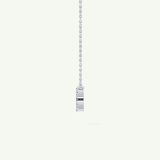 0.114 TCW Round Lab-Grown Diamond Aquarius Zodiac Necklace 21