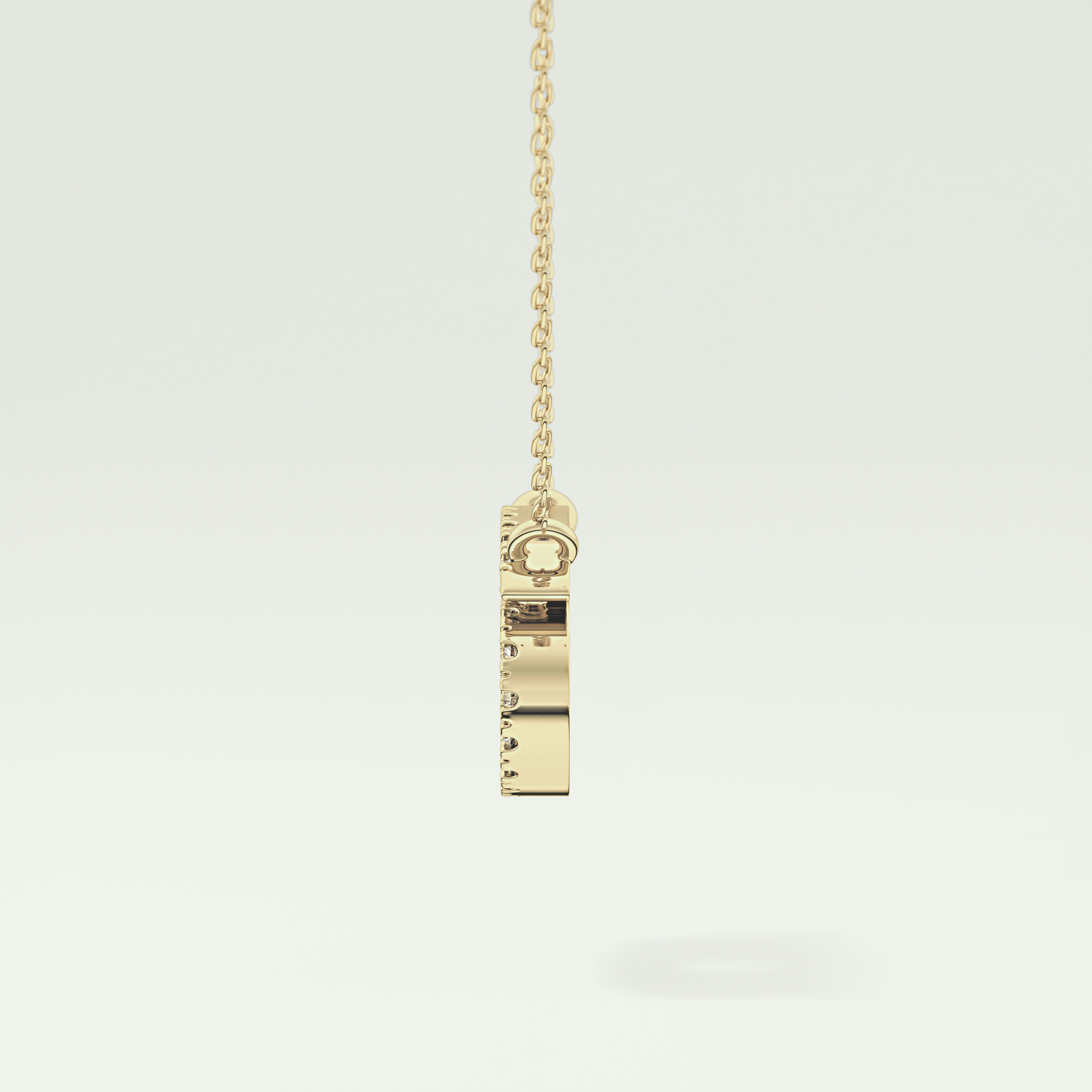 0.175 TCW Round Lab-Grown Diamond Cancer Zodiac Necklace 4