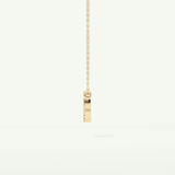 0.175 TCW Round Lab-Grown Diamond Cancer Zodiac Necklace 7