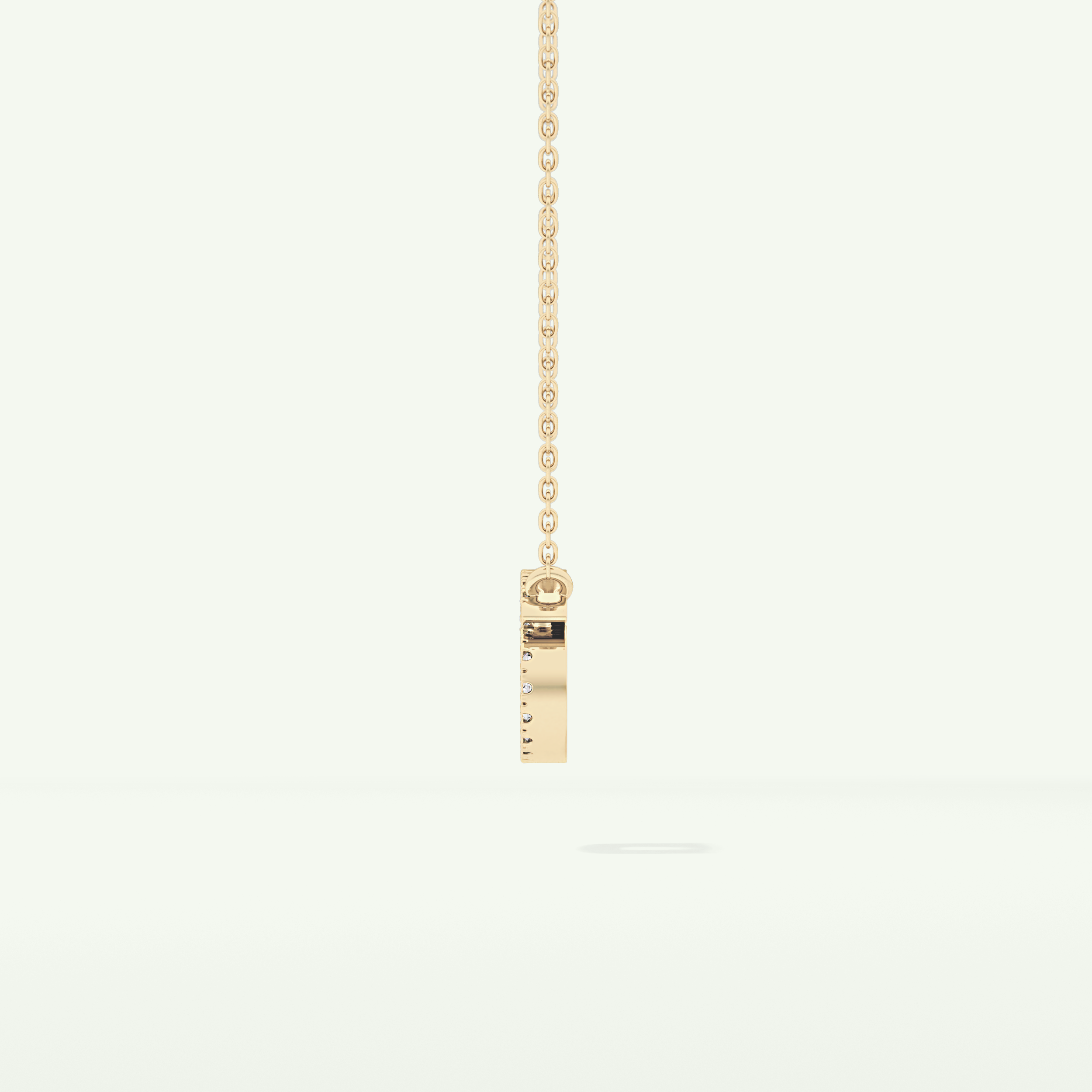 0.175 TCW Round Lab-Grown Diamond Cancer Zodiac Necklace 7