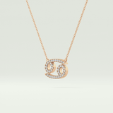 0.175 TCW Round Lab-Grown Diamond Cancer Zodiac Necklace 10