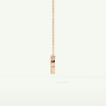 0.175 TCW Round Lab-Grown Diamond Cancer Zodiac Necklace 14