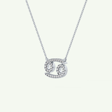 0.175 TCW Round Lab-Grown Diamond Cancer Zodiac Necklace 19
