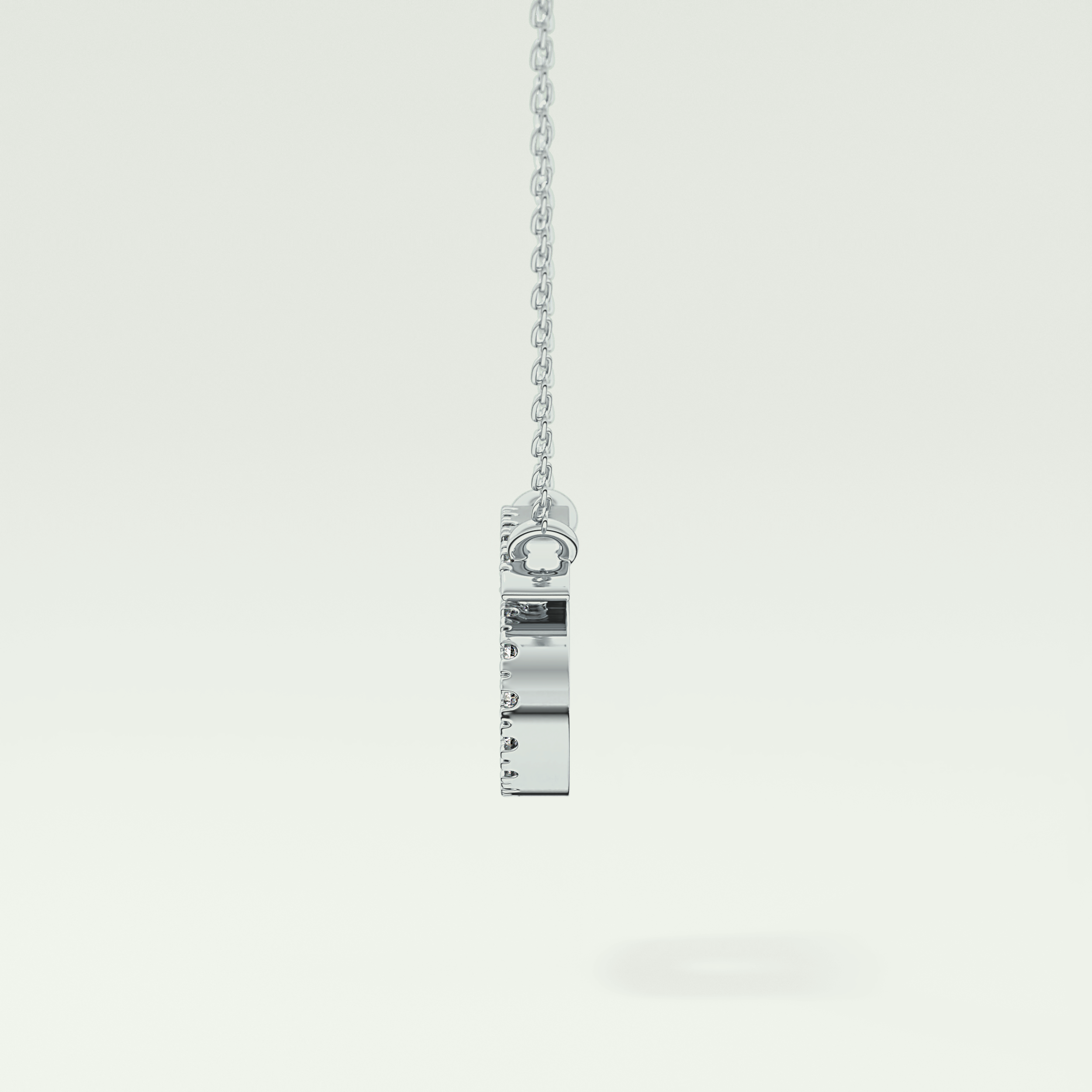 0.175 TCW Round Lab-Grown Diamond Cancer Zodiac Necklace 18