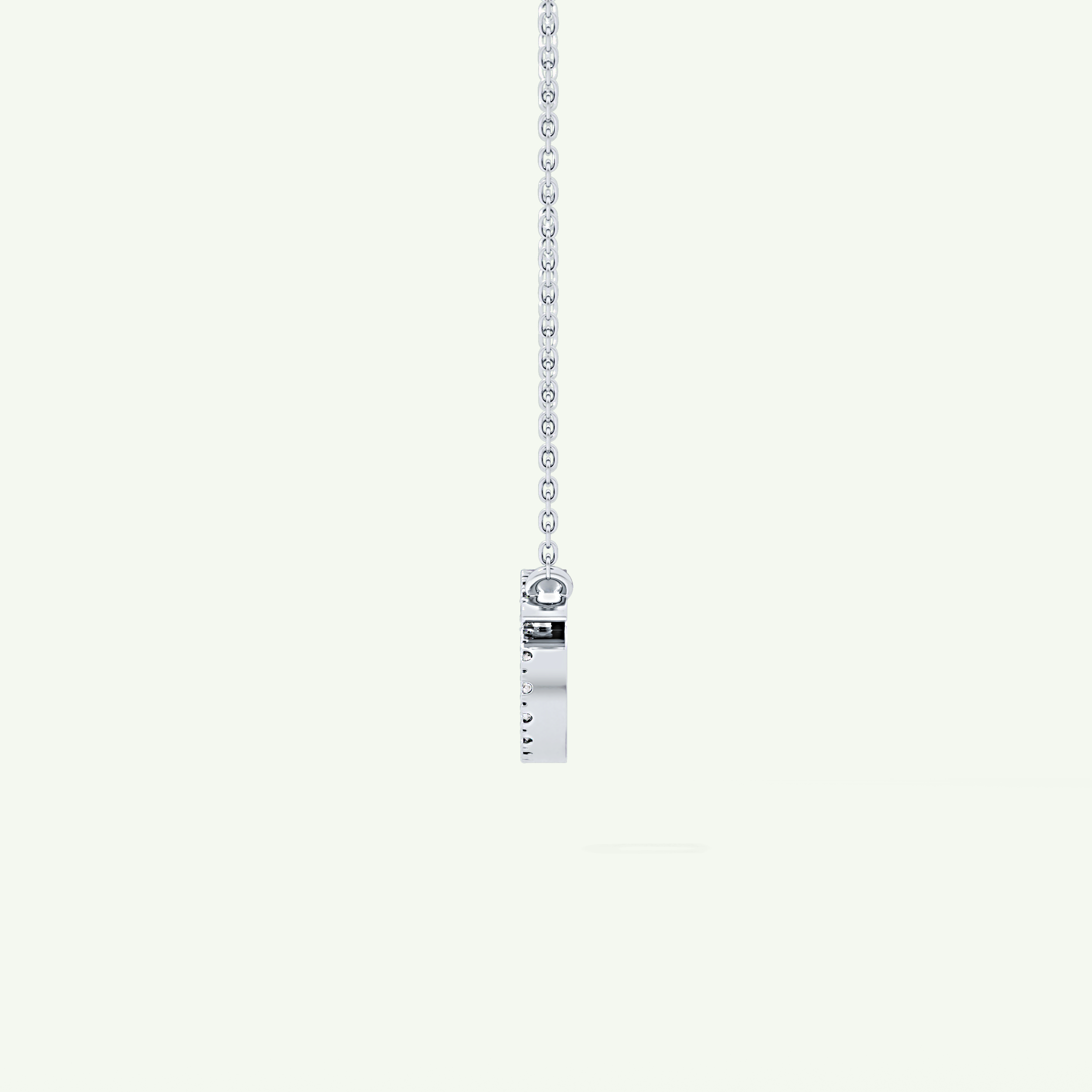 0.175 TCW Round Lab-Grown Diamond Cancer Zodiac Necklace 21