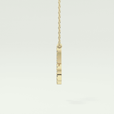 0.108 TCW Round Lab-Grown Diamond Capricon Zodiac Necklace 4