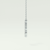0.108 TCW Round Lab-Grown Diamond Capricon Zodiac Necklace 16