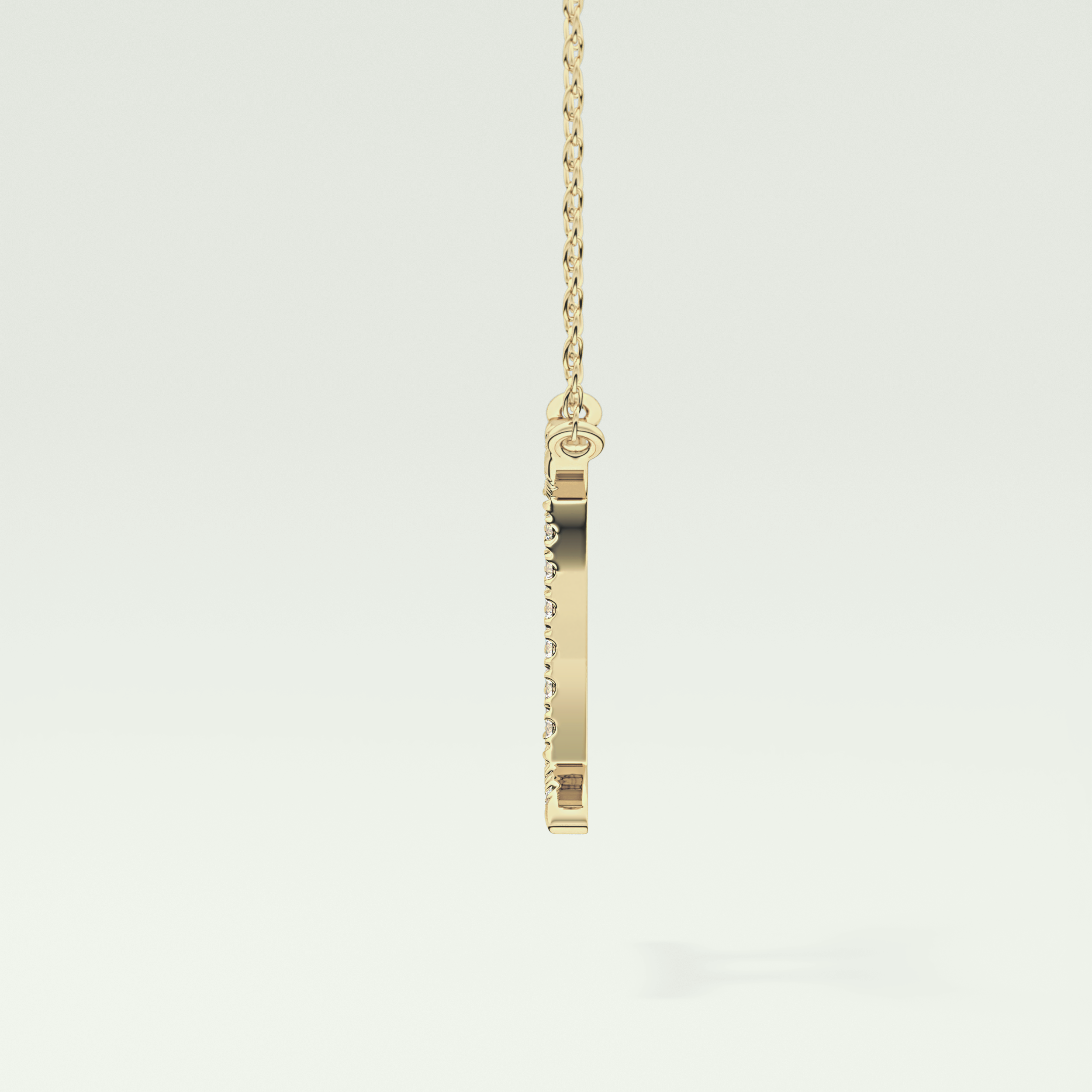 0.13 TCW Round Lab-Grown Diamond Gemini Zodiac Necklace 3