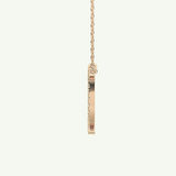0.13 TCW Round Lab-Grown Diamond Gemini Zodiac Necklace 9