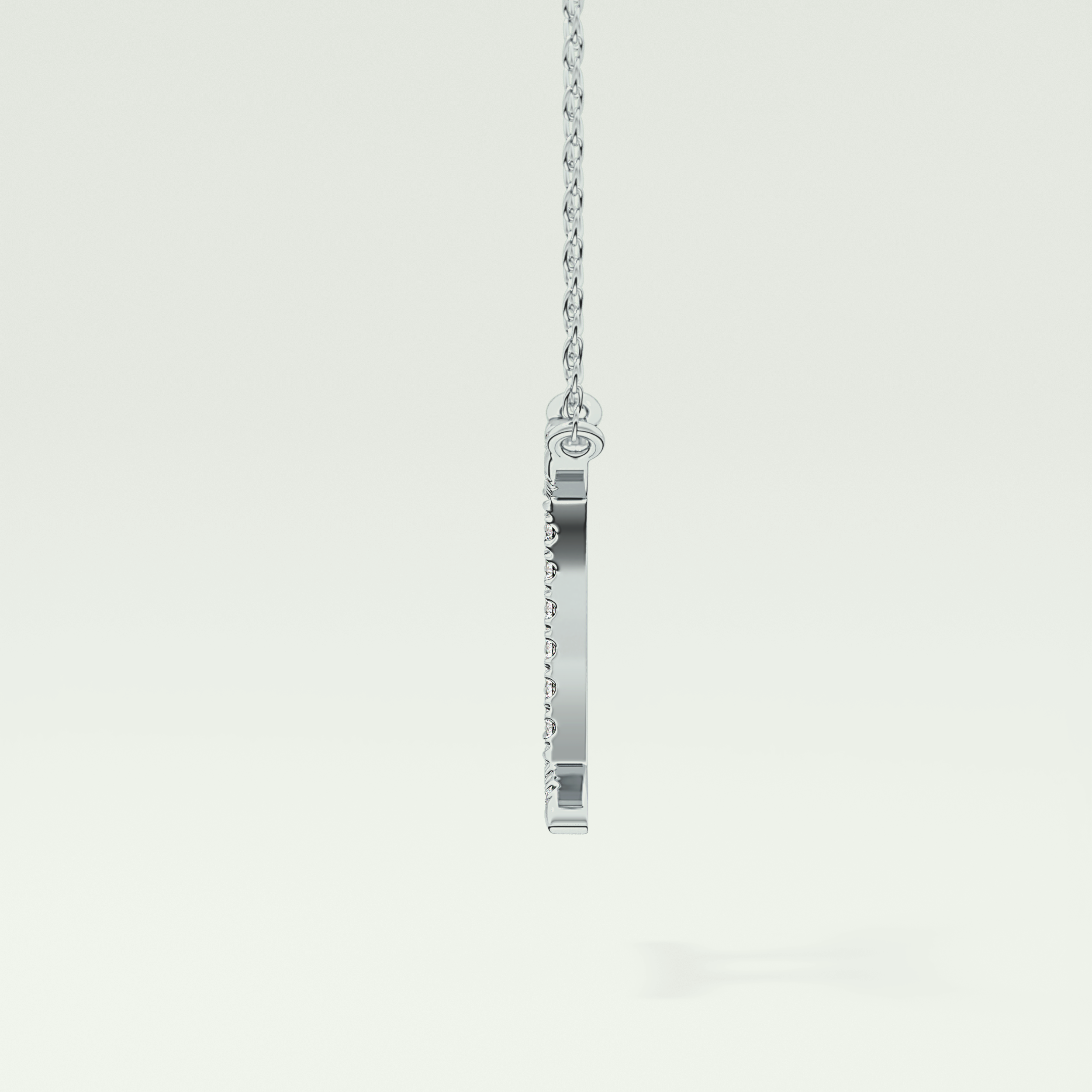 0.13 TCW Round Lab-Grown Diamond Gemini Zodiac Necklace 15