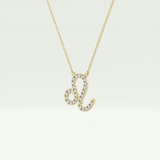 0.14 TCW Round Lab-Grown Diamond Leo Zodiac Necklace 2