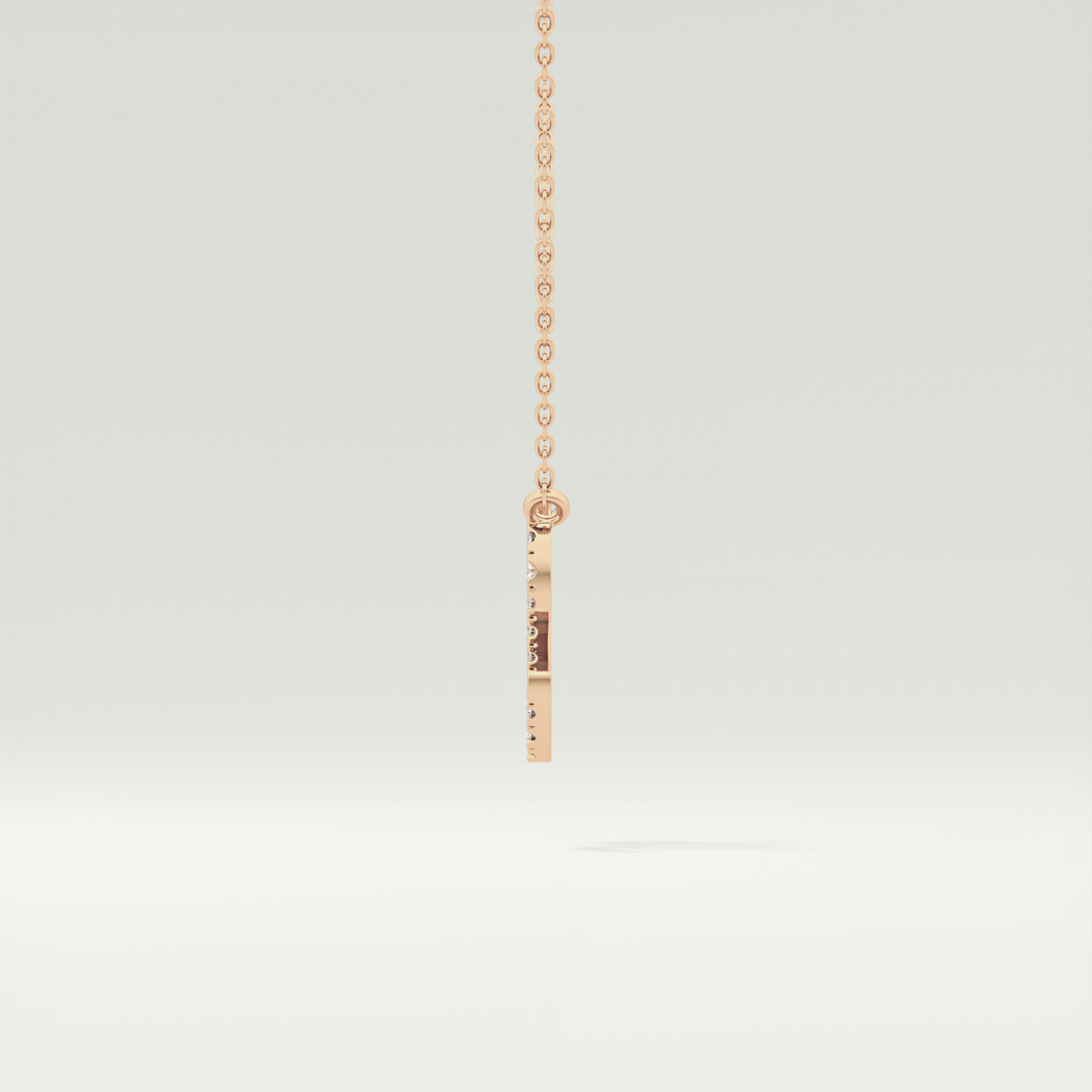 0.14 TCW Round Lab-Grown Diamond Leo Zodiac Necklace 10