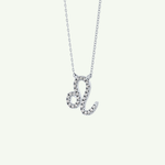0.14 TCW Round Lab-Grown Diamond Leo Zodiac Necklace 15