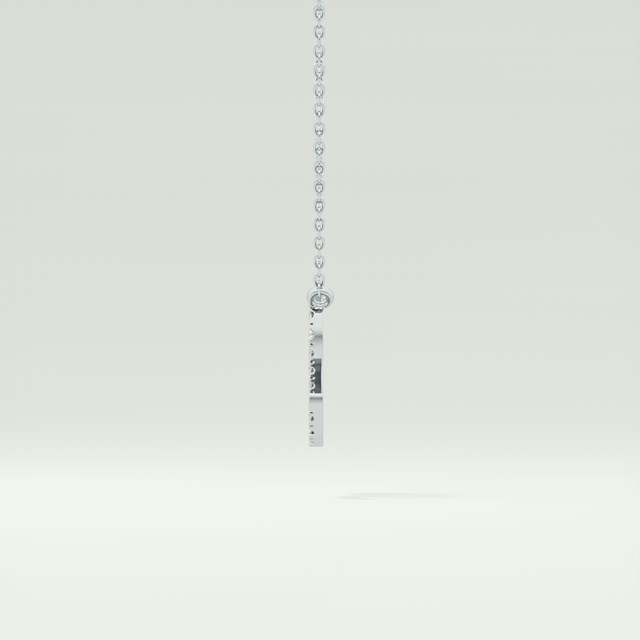 0.14 TCW Round Lab-Grown Diamond Leo Zodiac Necklace 16