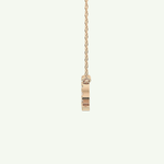 0.101 CT Round Lab-Grown Diamond Libra Zodiac Necklace 7
