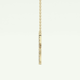 0.273 CT Round Lab-Grown Diamond Pisces Zodiac Necklace 3