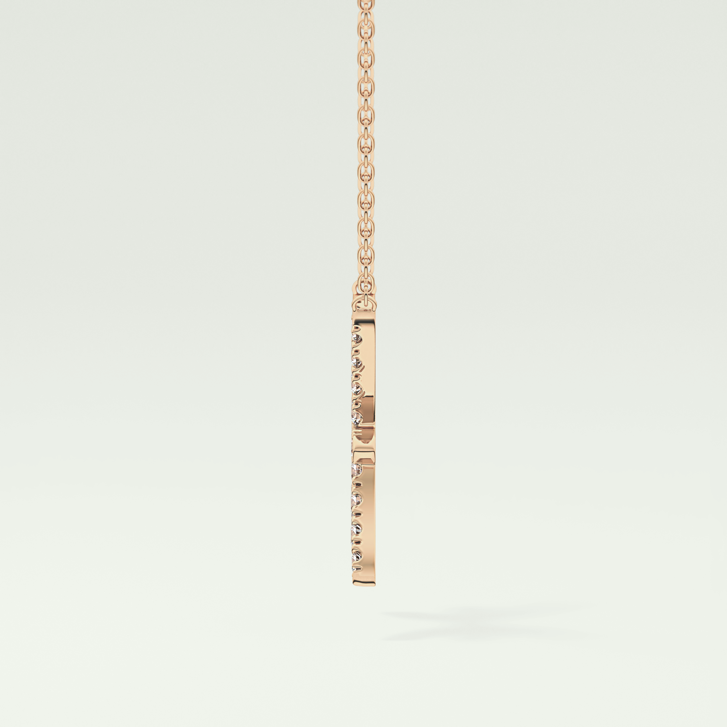 0.273 CT Round Lab-Grown Diamond Pisces Zodiac Necklace 7