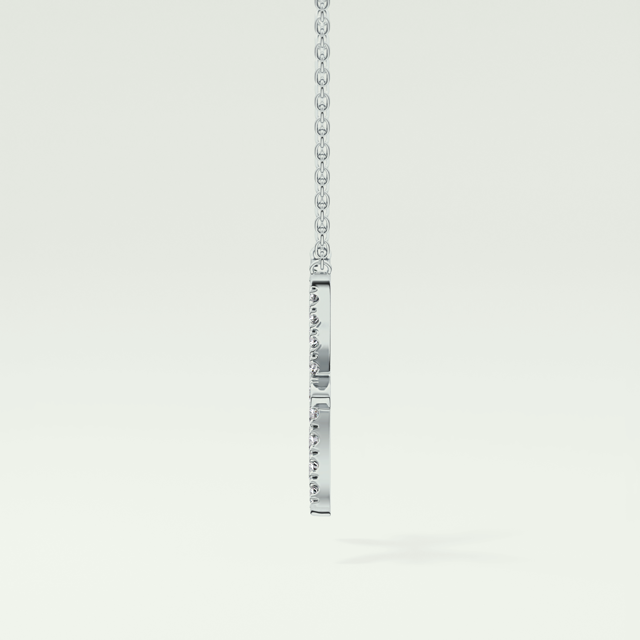 0.273 CT Round Lab-Grown Diamond Pisces Zodiac Necklace 11