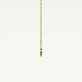 0.273 CT Round Lab-Grown Diamond Sagittarius Zodiac Necklace 3