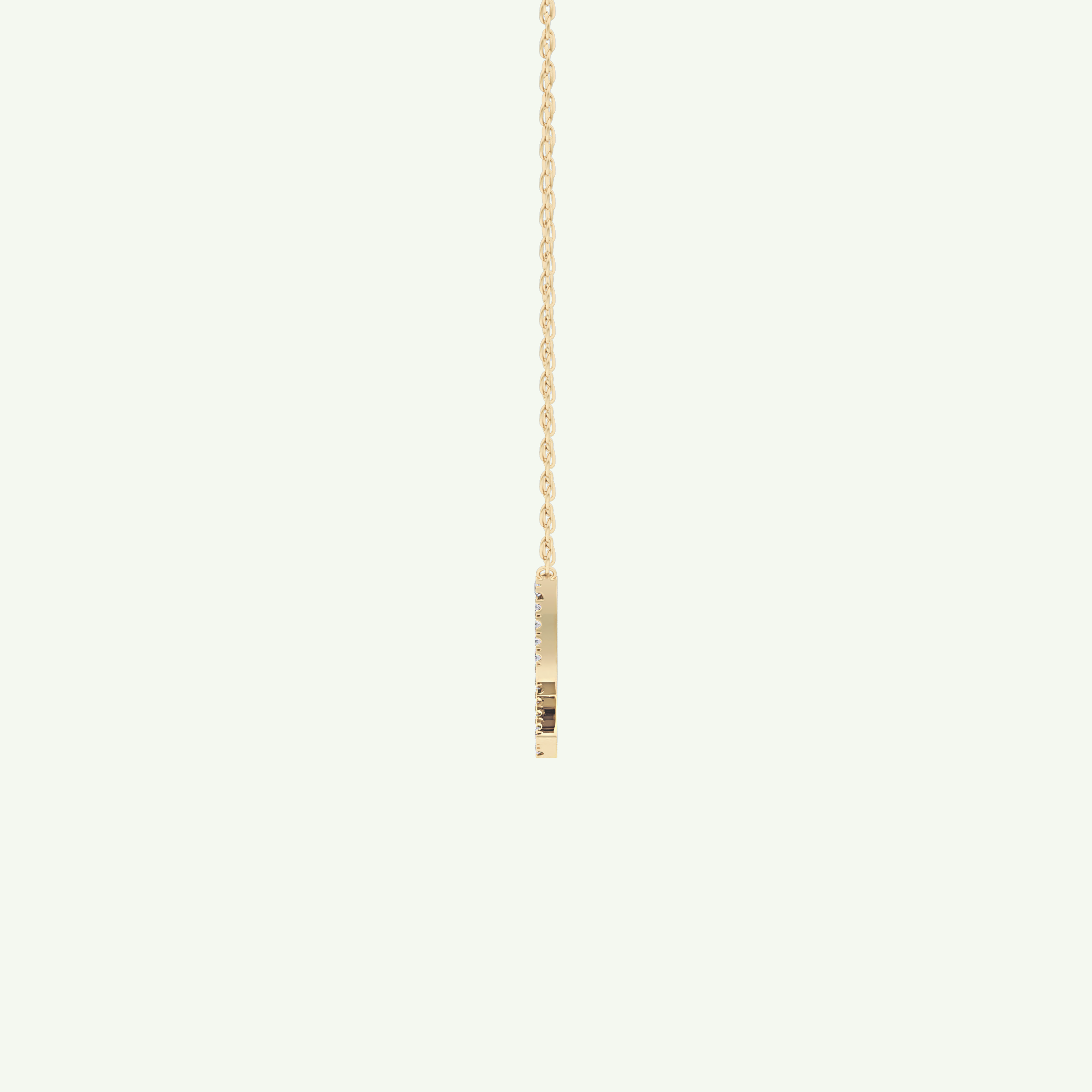 0.273 CT Round Lab-Grown Diamond Sagittarius Zodiac Necklace 6