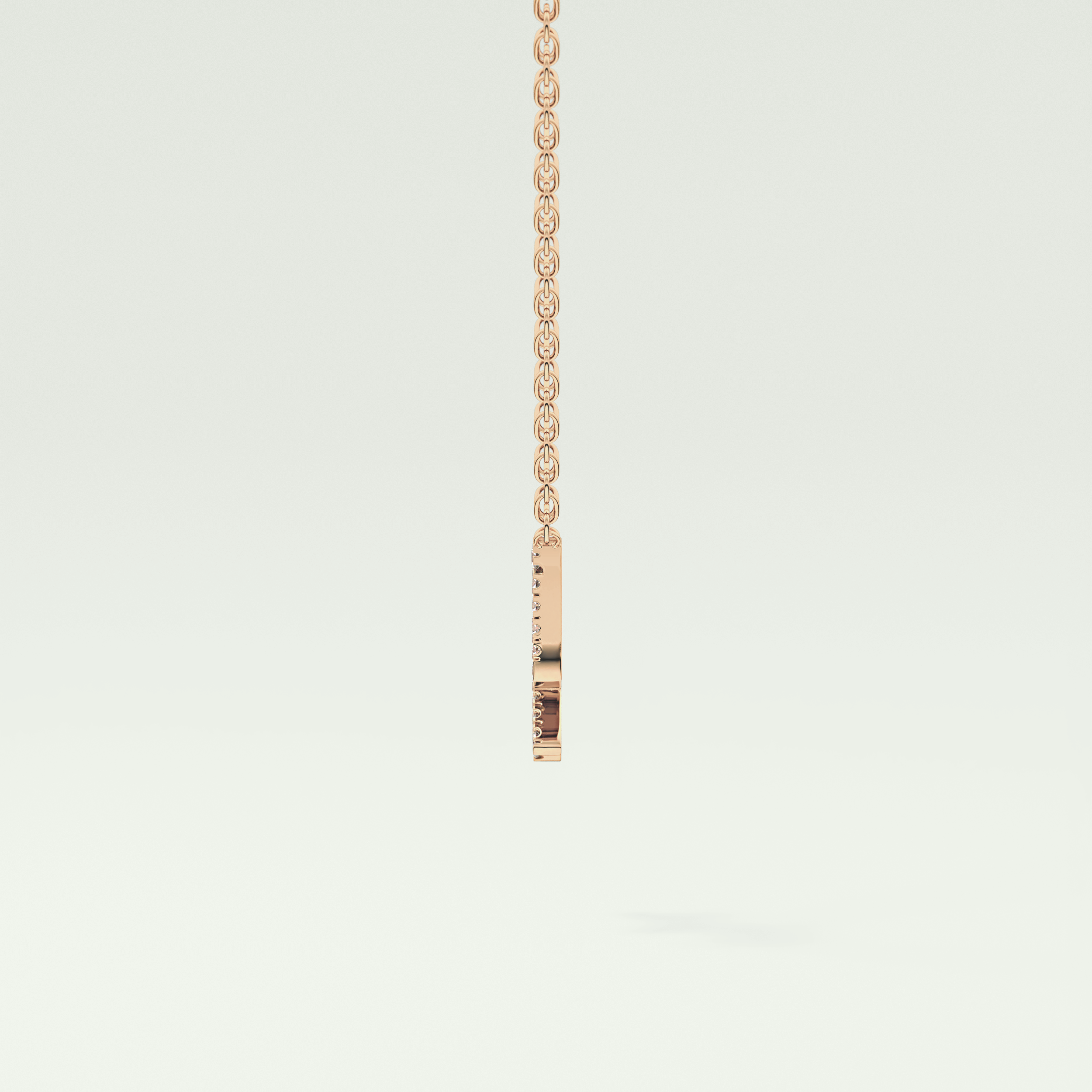 0.273 CT Round Lab-Grown Diamond Sagittarius Zodiac Necklace 9